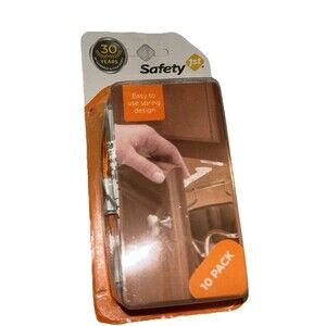 Safety 1st Spring Loaded Cabinet & Drawer Latches Child Safety Proofing 10 Pack